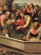 Juan de Juanes The Burial of St.Stephen oil on canvas